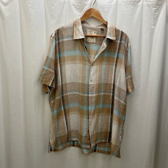 Tasso Elba Other - Tasso Elba Island 55% Linen Short Sleeve Top
